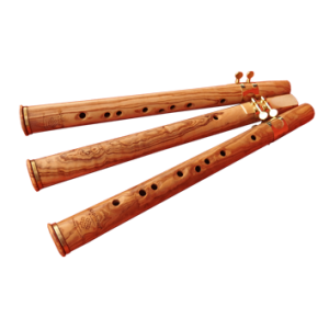 Xaphoon de Catalunya 3 Stück Olive ohne Deckel Instrument aus Holz