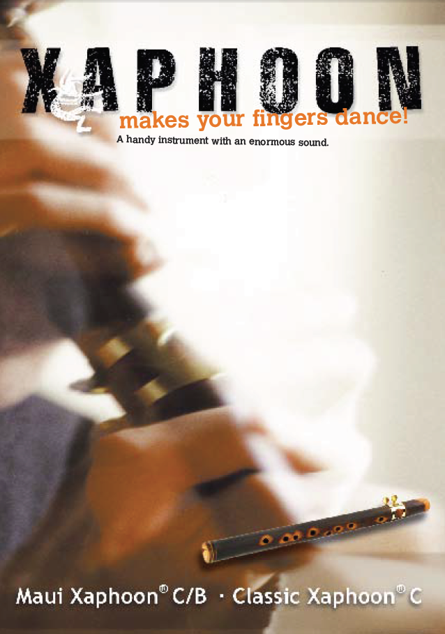 Frontpage Bamboo Sax booklet English